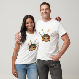 Camiseta Torta de Peru Amigos e Família | Ação de Graças Mo
