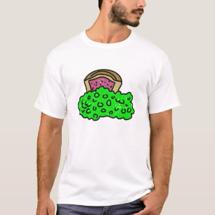 Camiseta torta e ervilhas