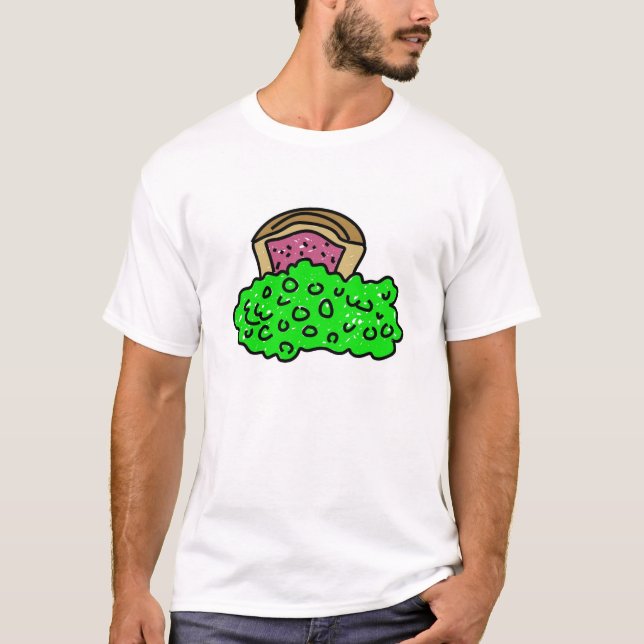 Camiseta torta e ervilhas (Frente)