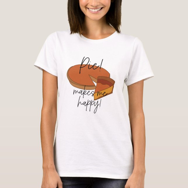 Camiseta Torta Me Faz Feliz  (Frente)