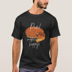 Camiseta Torta Me Faz Feliz Torta