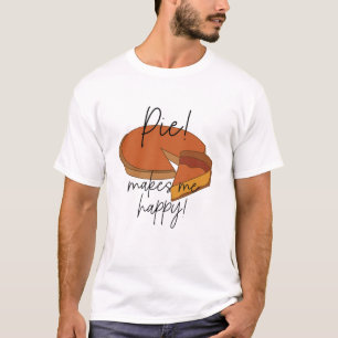 Camiseta Torta Me Faz Feliz Torta