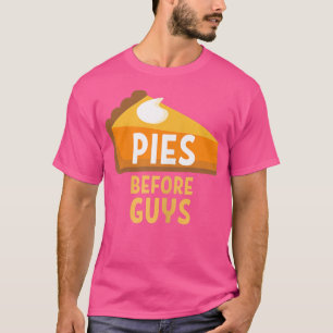 Camiseta Tortas De Mulheres Antes Dos Rapazes Festa De Desp