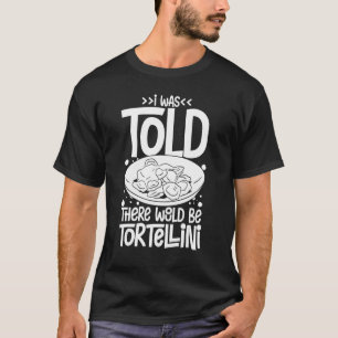 Camiseta Tortellini Sopa Queijo Salada Galinha Pasta Pesto 