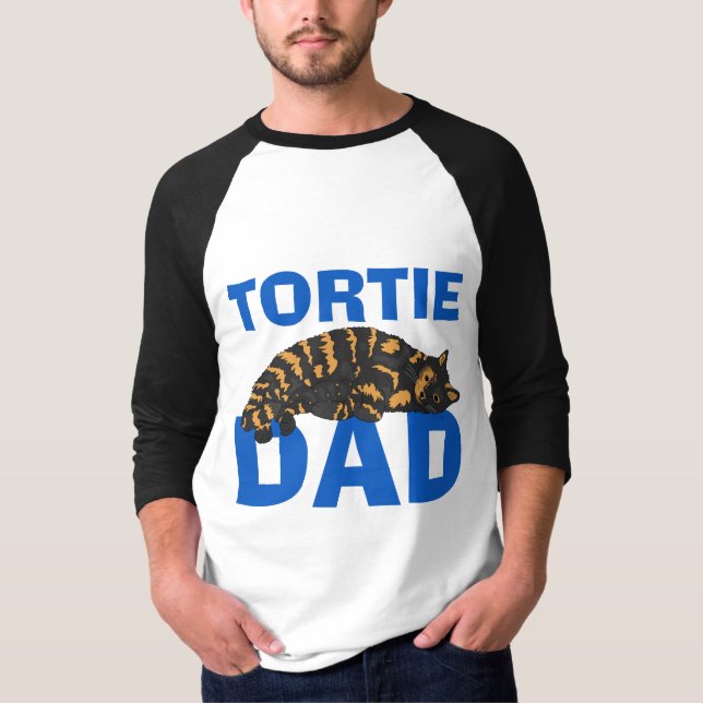 Camiseta TORTIE CAT PAI TortoisesInferno T-Shirts de gatos (Frente)