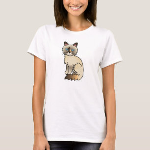 Camiseta Tortie Point Birman / Ragdoll Cat