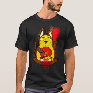 Camiseta Tortilha de Abacate com Gato de Salpico de Água