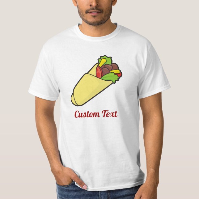 Camiseta Tortilla Sandwich Wrap T-Shirt (Frente)