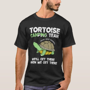 Camiseta Tortoise Camping Team Tartaruga Tortoise Engraçado