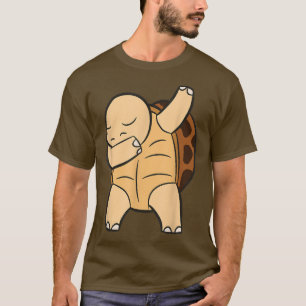 Camiseta Tortoise Dabbing Cute Sulcata Tortoise