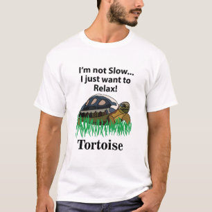 Camiseta Tortoise Eu Só Quero Relaxar Os Animais Engraçados