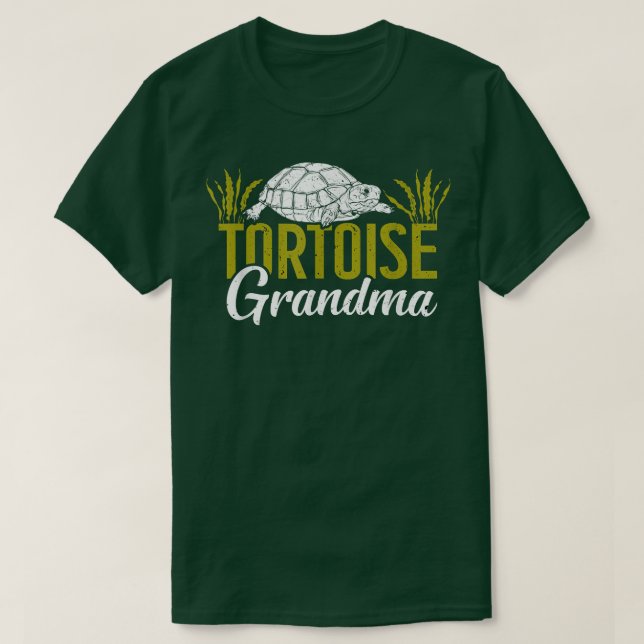 Camiseta Tortoise Grandma Reptiles Tortoise Lover (Frente do Design)