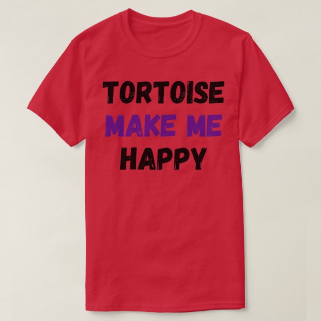 Camiseta Tortoise me faz feliz (Frente do Design)