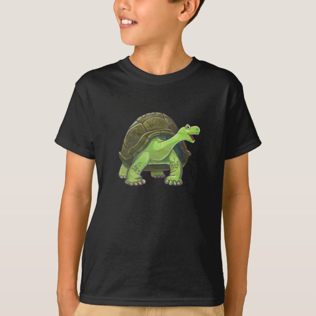 Camiseta Tortoise Sihouette Tails T-Shirts (Frente)