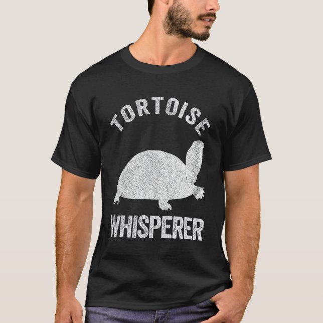 Camiseta Tortoise Whisperer Turtle Lover Funny Tortoise Quo (Frente)