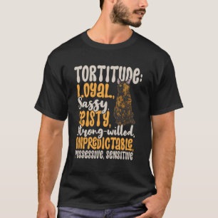 Camiseta Tortoisinferno Cat Tortitude Tortie Cat