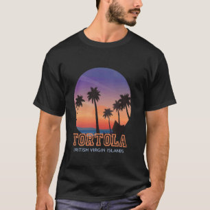 Camiseta Tortola Ilhas Virgens Britânicas Sunset Beach