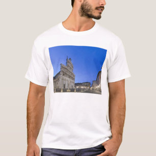Camiseta Toscana, Lucca, Piazza San Michele ao amanhecer