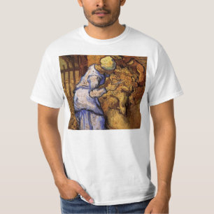 Camiseta Tosquiadores dos carneiros por Vincent van Gogh