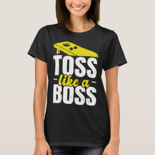 Camiseta Toss Como Um Jogador Da Cornhole Cornhole Bean Ba