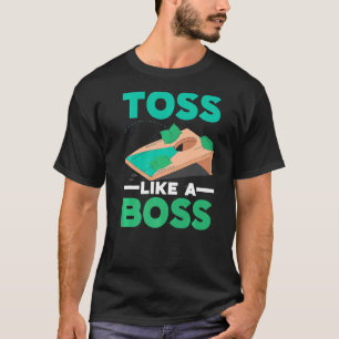 Camiseta Toss Como Um Tos De Saco De Saco Do Jogador Da Cor