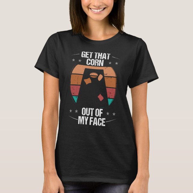 Camiseta Tosse do Corno do Tosser do Cornhole Player (Frente)