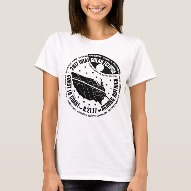 Camiseta TOTAL 2017 ECLIPSE Designer Mulheres Esporte (Frente)