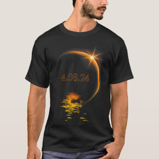 Camiseta Total América 04 08 24 Eclipse Solar Total 2024