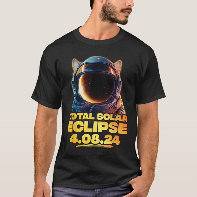 Camiseta Total América 4.08.24 Eclipse Solar Total Cat 2 (Frente)