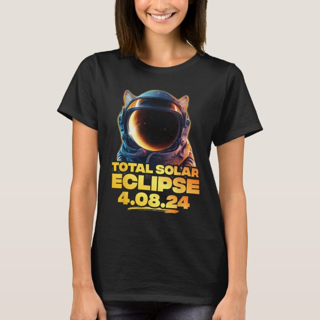 Camiseta Total América 4.08.24 Eclipse Solar Total Cat 2 (Frente)