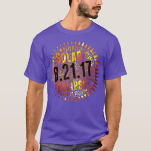 Camiseta Total de Eclipse Solar de agosto de 2017   Camiset