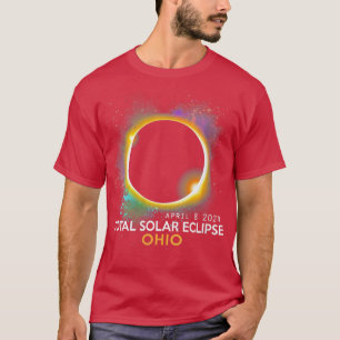 Camiseta Total de Mulheres Eclipse Solar 2024 Totalidade 04