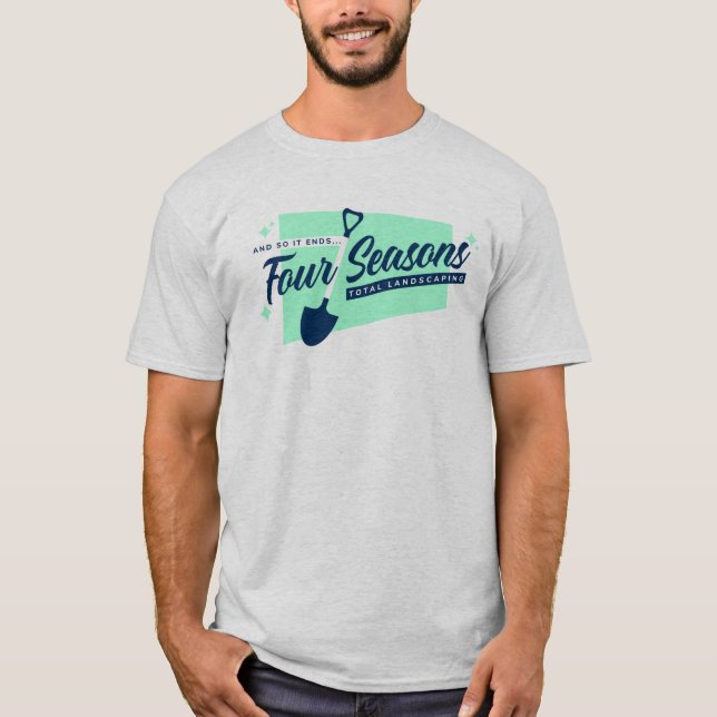 Camiseta Total de quatro estações Paisagem Paisagem com cam (Frente)