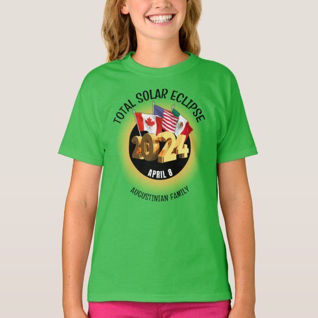 Camiseta Total de Sinalizadores ECLIPSE SOLAR Personalizado (Frente)