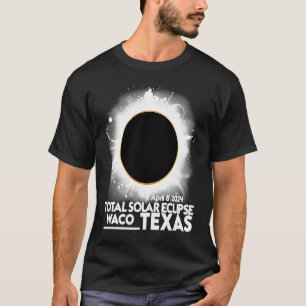 Camiseta Total do Eclipse Solar WACO TEXAS abril 8 2024 Tot