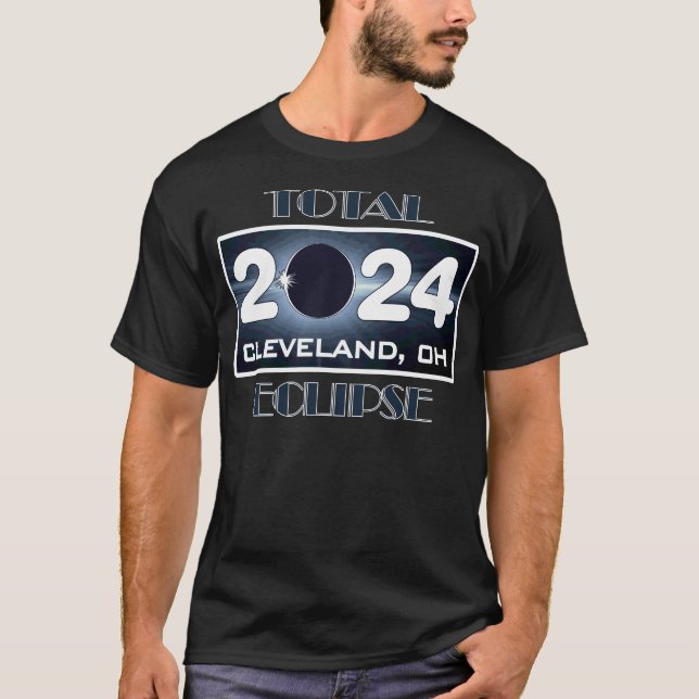 Camiseta Total Eclipse Cleveland Ohio 2024 Caminho da Total (Frente)