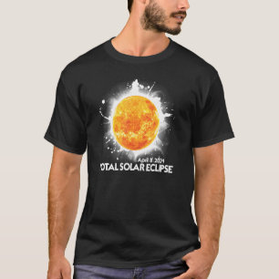 Camiseta Total Eclipse Solar 2024 Totalidade Americana