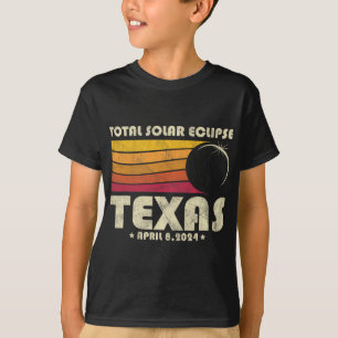 Camiseta Total Retroativo Eclipse Solar 2024 Totalidade Usa
