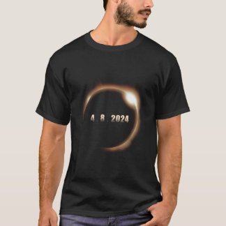 Camiseta Total Solar Eclipse 2024 Eua Abril 8 2024
