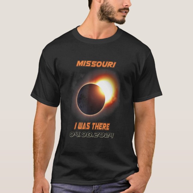 Camiseta Total Solar Eclipse 2024 Missouri (Frente)