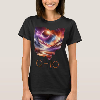 Camiseta Total Solar Eclipse 2024 State Ohio Totality April