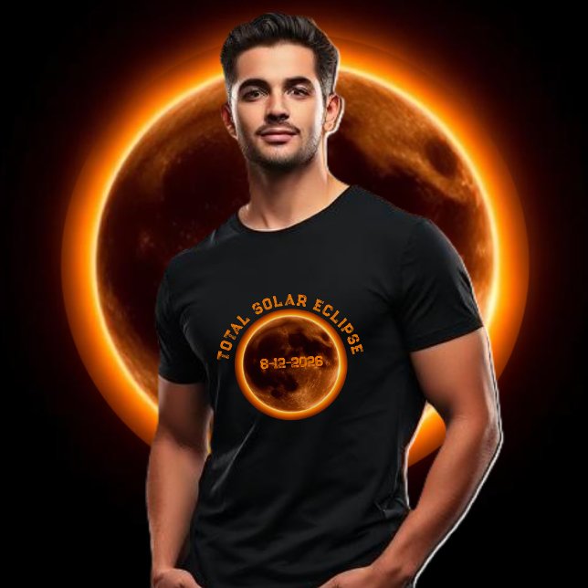 Camiseta Total Solar Eclipse 2026 (Total Solar Eclipse 2026- t shirt August 12 2026 )