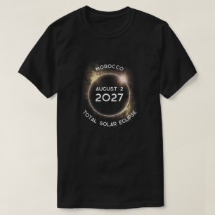 Camiseta Total Solar Eclipse 2027 Marrocos