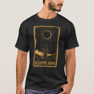 Camiseta Total Solar Eclipse EUA 8 de abril de 2024 Celesti