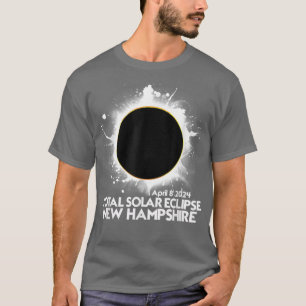 Camiseta Total Solar Eclipse New Hampshire 2024 American To