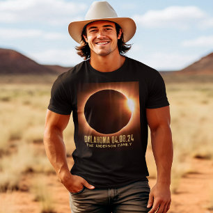 Camiseta Total Solar Eclipse Oklahoma 2024 Personalizado