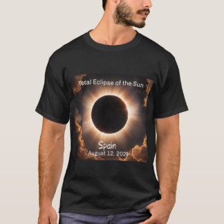 Camiseta Total Solar Eclipse Spain 2026 Mens