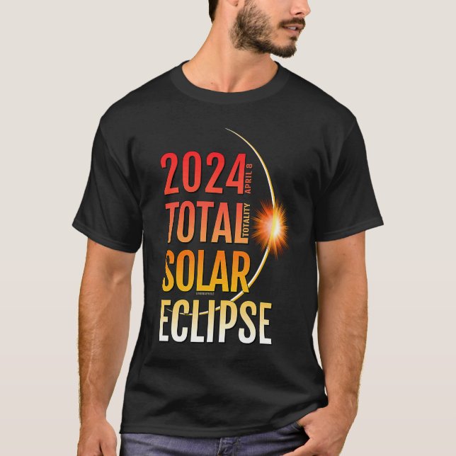 Camiseta Total Solar Eclipse Totality April 8  2024 11 (Frente)