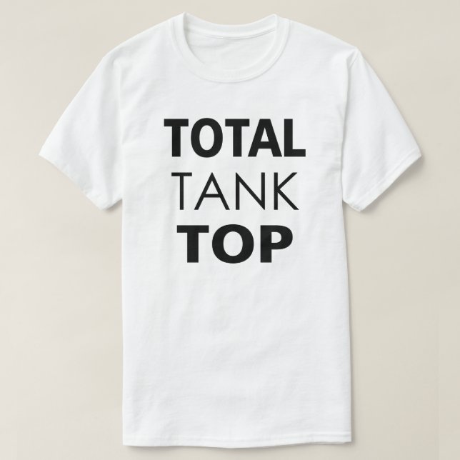 CAMISETA TOTAL "TANK" TOP. (Frente do Design)