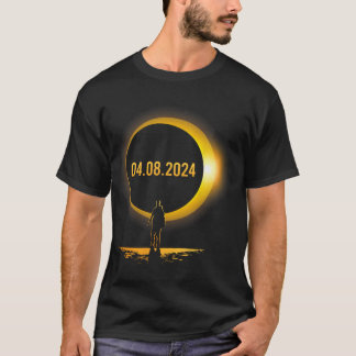 Camiseta Totalidade 04 08 24 Eclipse Solar Total Engraçado